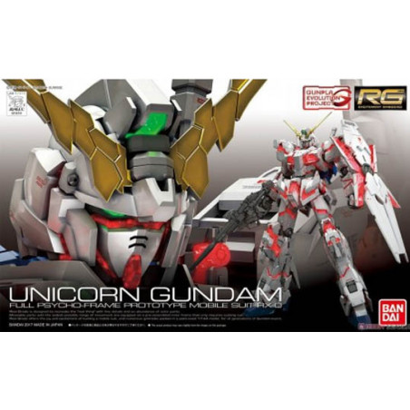 Gundam Gunpla RG 1/144 25 Unicorn Gundam Bandai - 2