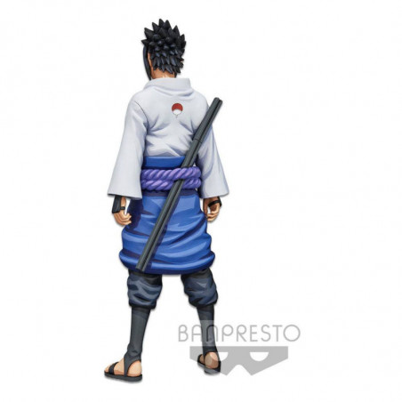 Naruto Shippuden figurine Grandista Shinobi Relations Uchiha Sasuke Manga Dimensions 27 cm Banpresto - 4