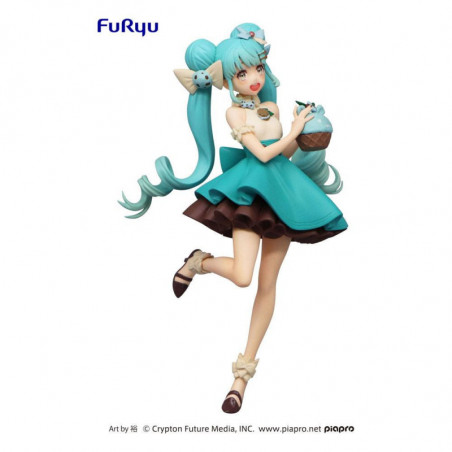 Hatsune Miku statuette PVC SweetSweets Series Hatsune Miku Chocolate Mint 17 cm Furyu - 2