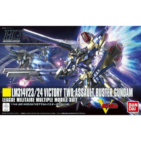 Gundam Gunpla HG 1/144 189 V2 Assault Buster Gundam Bandai - 2