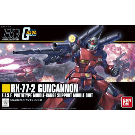Gundam Gunpla HG 1/144 190 RX-77-2 Guncannon Bandai - 2