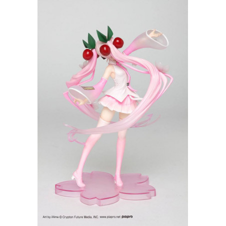 Vocaloid statuette PVC Sakura Miku Newly Written 2020 Ver. 20 cm Taito - 3