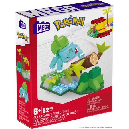 Pokémon jeu de construction Mega Construx Bulbasaur's Forest Fun Mattel - 3