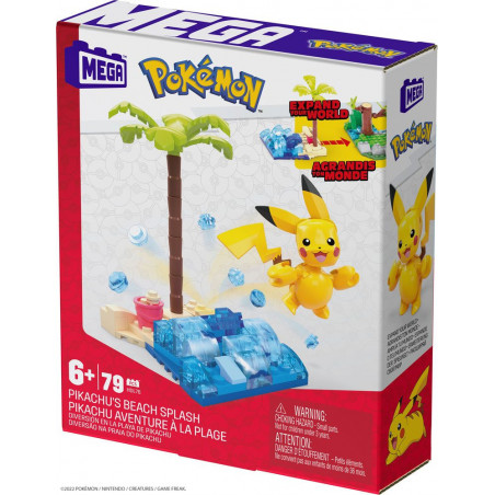 Pokémon jeu de construction Mega Construx Pikachu's Beach Splash Mattel - 2