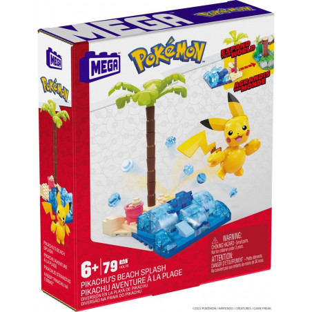 Pokémon jeu de construction Mega Construx Pikachu's Beach Splash Mattel - 3