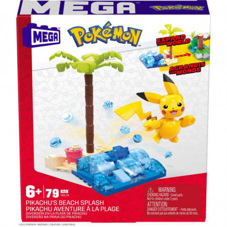 Pokémon jeu de construction Mega Construx Pikachu's Beach Splash Mattel - 4