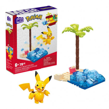 Pokémon jeu de construction Mega Construx Pikachu's Beach Splash Mattel - 5