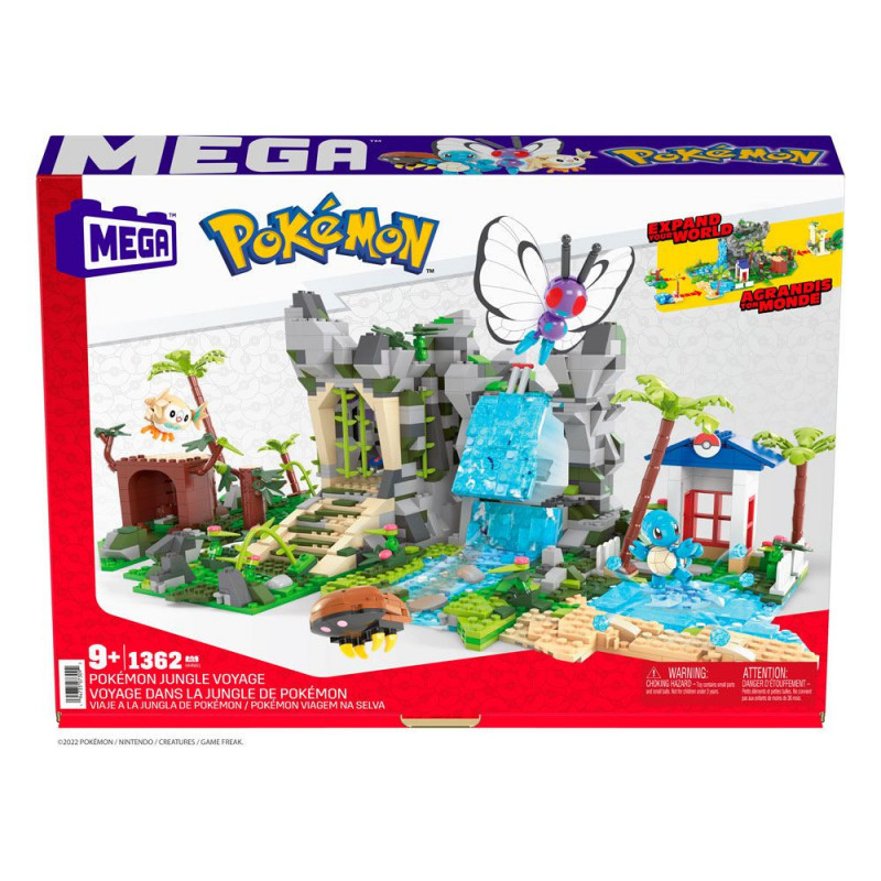 Pokémon jeu de construction Mega Construx Pokémon Jungle Voyage Mattel - 1