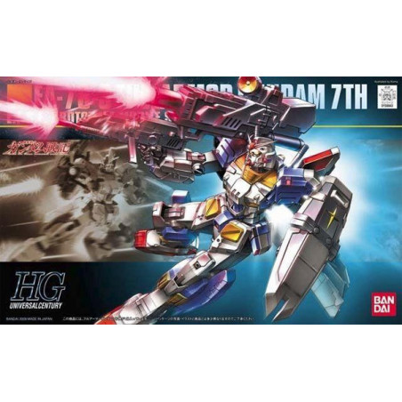 Gundam Gunpla HG 1/144 098 Rx-78-3 Full Armor Gundam 7Th Bandai - 2
