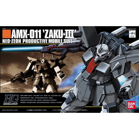 Gundam Gunpla HG 1/144 014 Amx-011 Zaku III Bandai - 2