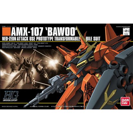 Gundam Gunpla HG 1/144 015 Amx-107 Bawoo Bandai - 2