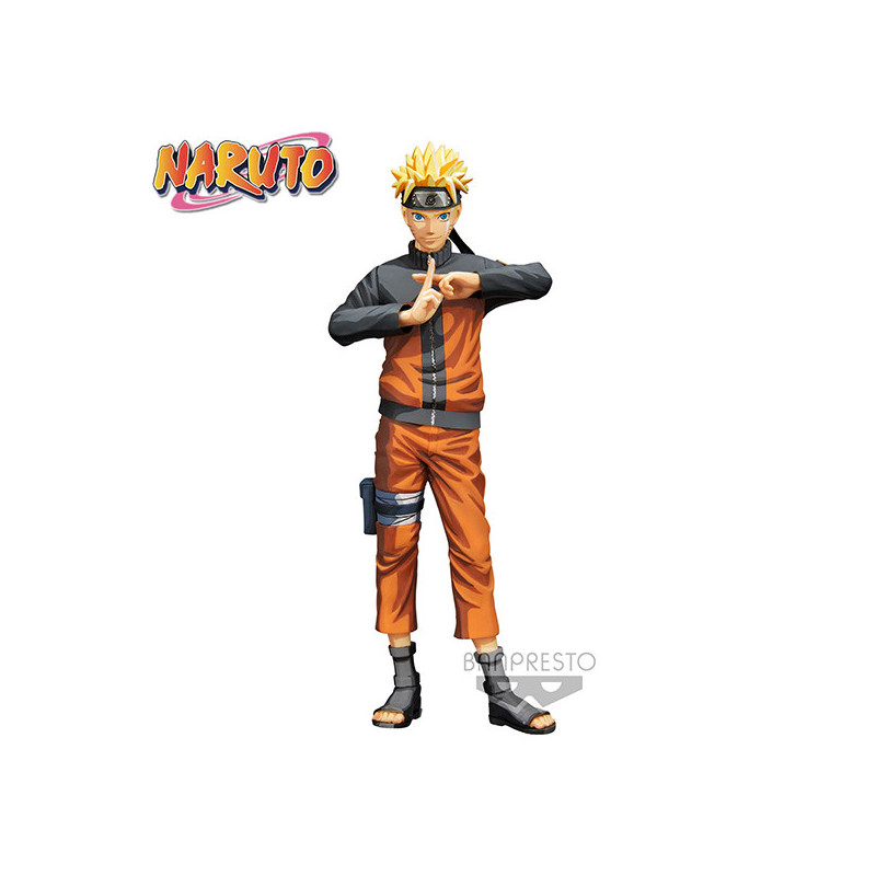 Naruto Shippuden Grandista Nero Uzumaki Naruto Manga Dimensions 27cm - W91 Banpresto - 1