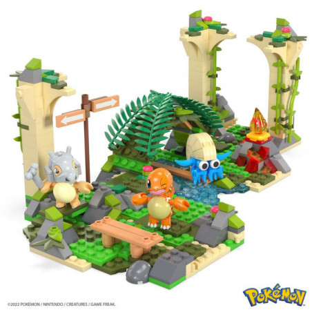 Pokémon jeu de construction Mega Construx Jungle Ruins Mattel - 1