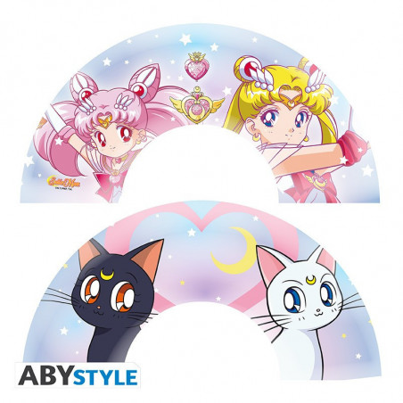 SAILOR MOON - Eventail Sailor Moon & chats Abystyle - 4