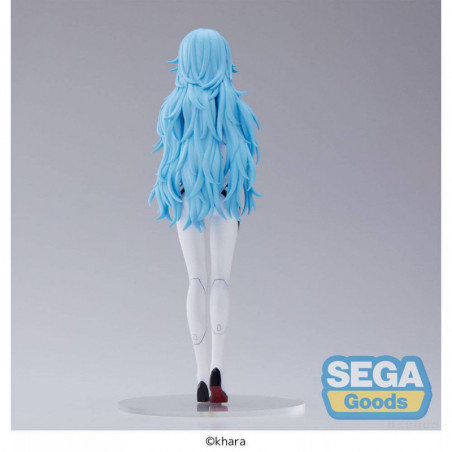 Evangelion: 3.0+1.0 Thrice Upon a Time statuette PVC SPM Rei Ayanami Long Hair Ver. 21 cm SEGA - 7