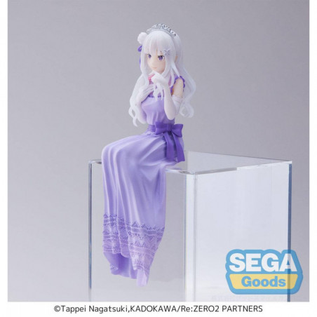 Re:Zero - Starting Life in Another World: Lost in Memories statuette PVC PM Perching Emilia (Dressed-Up Party) 14 cm SEGA - 7