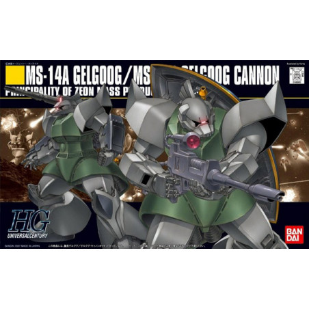 Gundam Gunpla HG 1/144 076 Gelgoog/ Gelgoog Cannon Bandai - 2