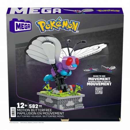 Pokémon jeu de construction Mega Construx Motion Papilusion 22 cm Mattel - 3