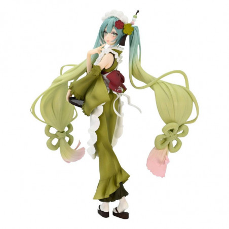 Hatsune Miku statuette PVC Exceed Creative Hatsune Miku Matcha Green Tea Parfait Ver. 20 cm Furyu - 1