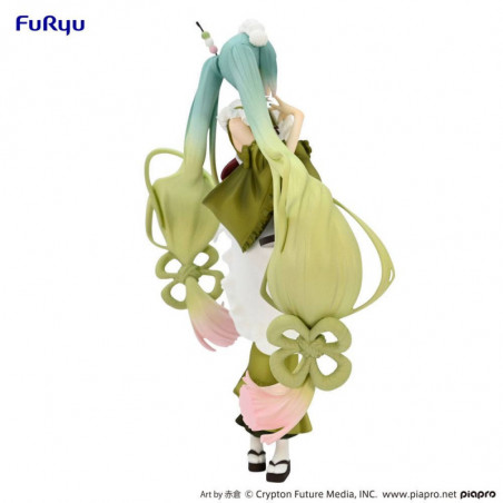 Hatsune Miku statuette PVC Exceed Creative Hatsune Miku Matcha Green Tea Parfait Ver. 20 cm Furyu - 5