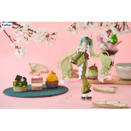 Hatsune Miku statuette PVC Exceed Creative Hatsune Miku Matcha Green Tea Parfait Ver. 20 cm Furyu - 9
