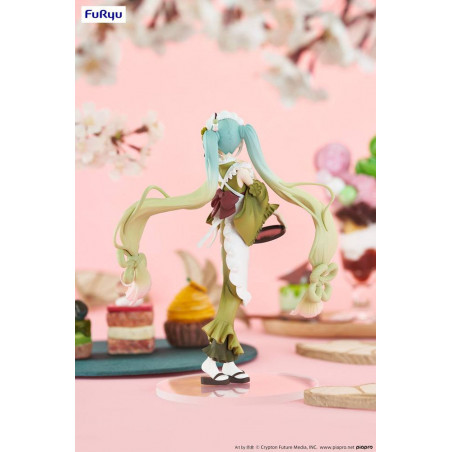 Hatsune Miku statuette PVC Exceed Creative Hatsune Miku Matcha Green Tea Parfait Ver. 20 cm Furyu - 11