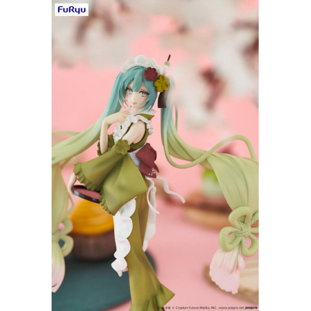 Hatsune Miku statuette PVC Exceed Creative Hatsune Miku Matcha Green Tea Parfait Ver. 20 cm Furyu - 13