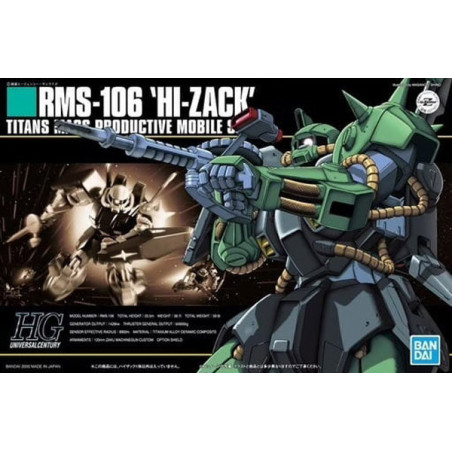 Gundam Gunpla HG 1/144 012 Hi-Zack Bandai - 2