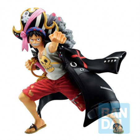 One Piece Film Red Luffy Figurine Ichibansho Banpresto - 1