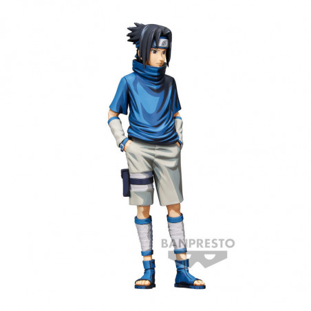 Naruto Shippuden Grandista Figurine Sasuke Uchiha Ver. 2 Manga Dimensions Ver. Banpresto - 5