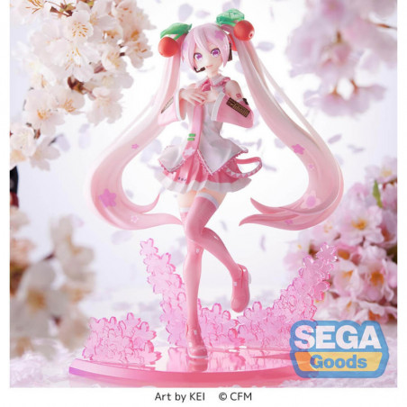 Hatsune Miku Sakura Miku 2023 Luminasta Figurine SEGA - 1