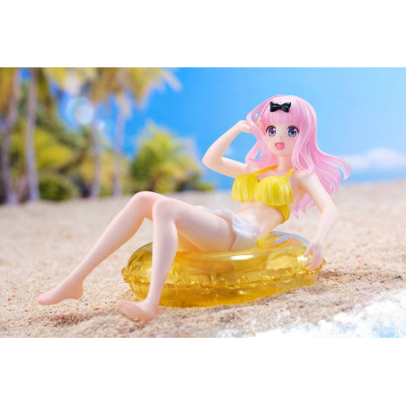Kaguya-sama: Love is War statuette PVC Ultra Romantic Aqua Float Girls Figure Chika Fujiwara SEGA - 3