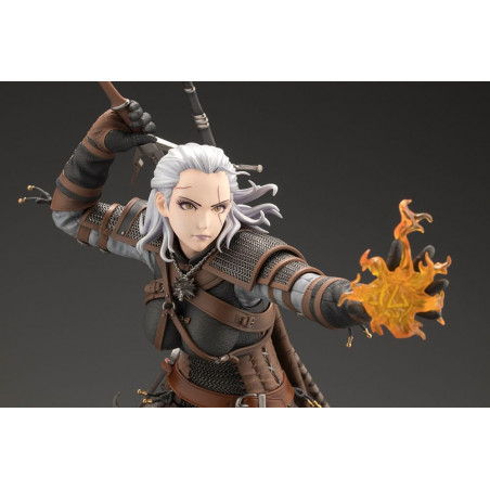The Witcher Bishoujo statuette PVC 1/7 Geralt 23 cm Kotobukiya - 4