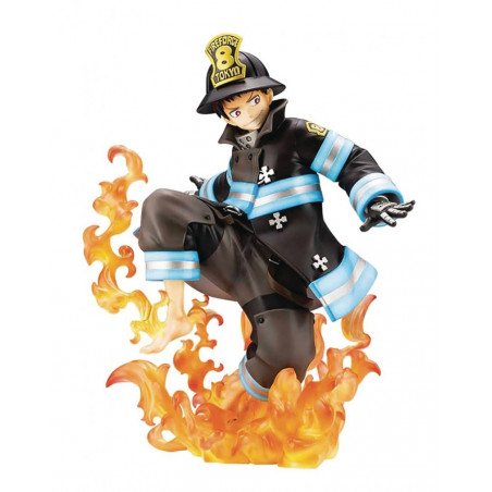 Fire Force statuette PVC ARTFXJ 1/8 Shinra Kusakabe Glows in the Dark Bonus Edition 21 cm Kotobukiya - 1