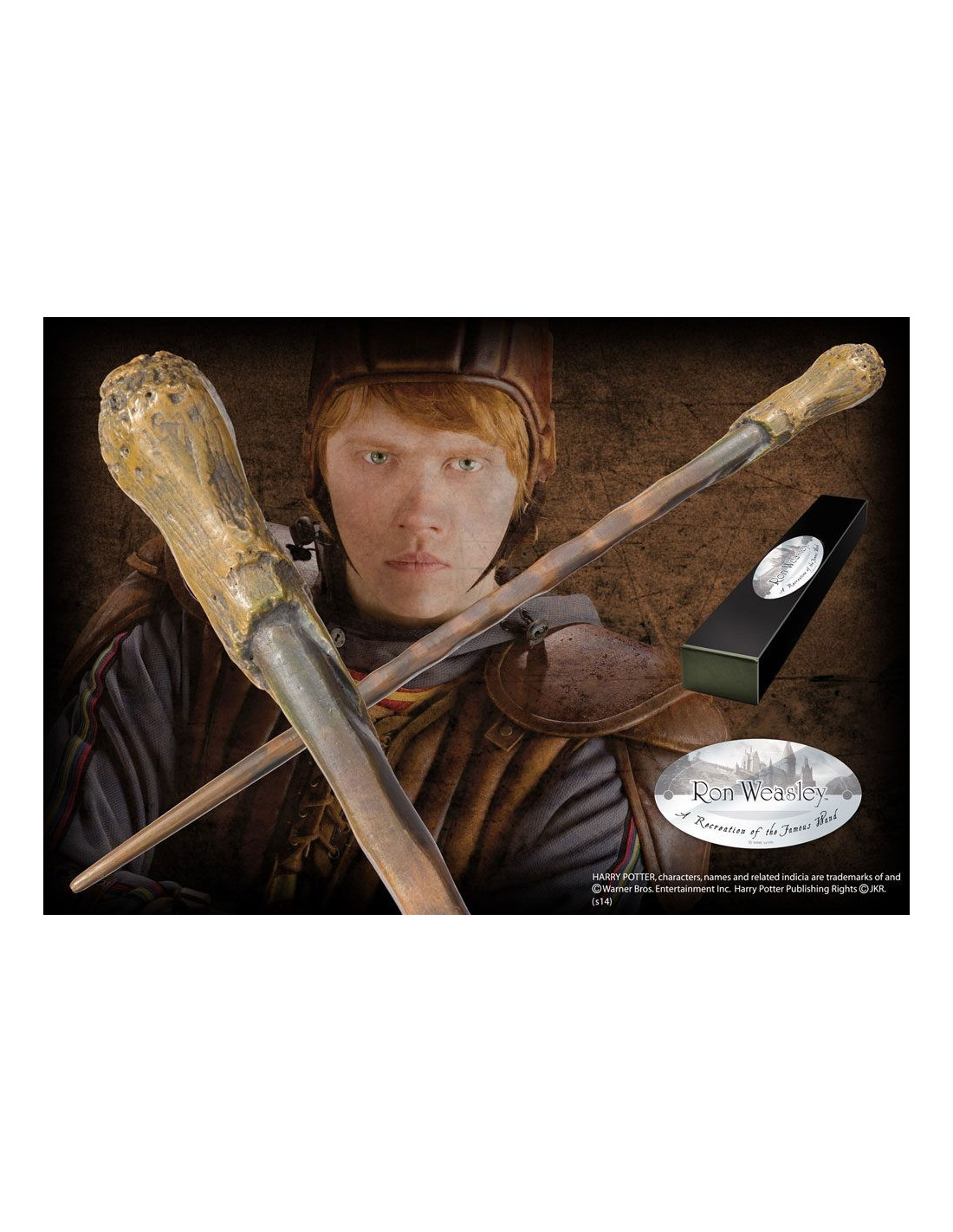 Noble Collection Harry Potter réplique baguette de Ron Weasley (éditi - Déguisement