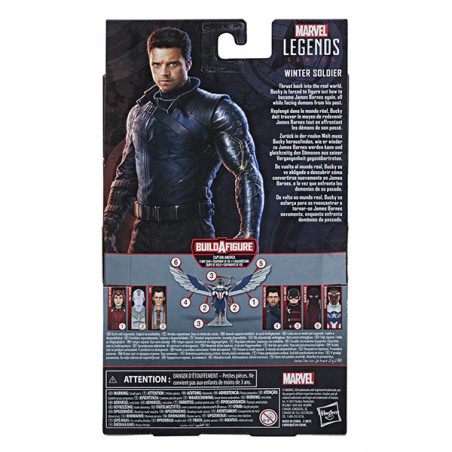 Marvel Legends Build a Figure Falcon & Winter Soldier Winter Soldier 15cm Hasbro - 3