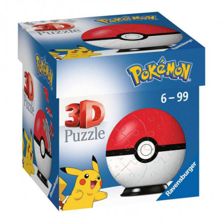 Pokémon puzzle 3D Pokéballs: Classic (54 pièces) Ravensburger - 1