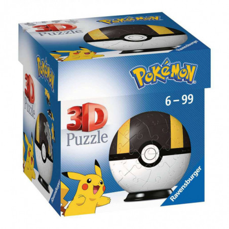 Pokémon puzzle 3D Pokéballs: Hyper Ball (54 pièces) Ravensburger - 1