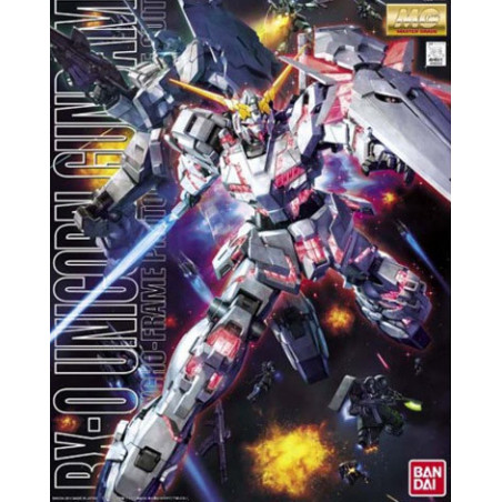 Gundam Gunpla MG 1/100 Unicorn Gundam Bandai - 2