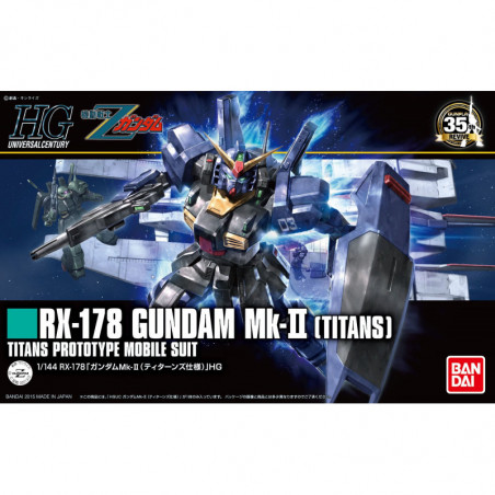 Gundam Gunpla HG 1/144 194 RX-178 Gundam Mk-II Titans Bandai - 2