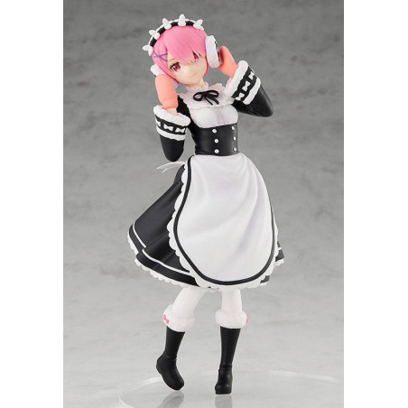 Re: Zero Starting Life in Another World statuette PVC Pop Up Parade Ram: Ice Season Ver. 17 cm Good Smile Company - 8
