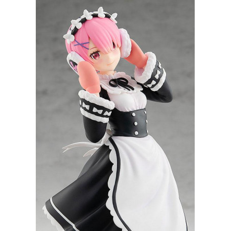 Re: Zero Starting Life in Another World statuette PVC Pop Up Parade Ram: Ice Season Ver. 17 cm Good Smile Company - 10
