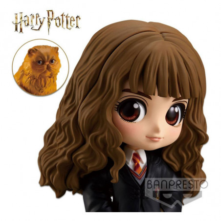 Harry Potter figurine Q Posket Hermione Granger with Crookshanks 14 cm Banpresto - 2