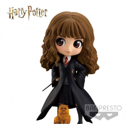 Harry Potter figurine Q Posket Hermione Granger with Crookshanks 14 cm Banpresto - 4